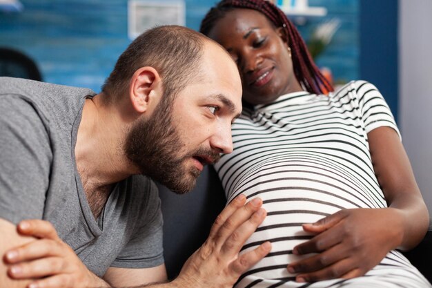 Interracial Pregnant